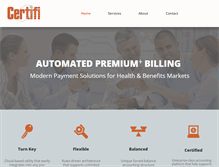 Tablet Screenshot of certifi.net